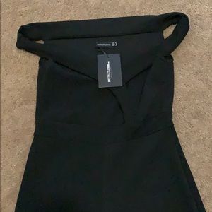 Pretty Black off-the-shoulder Jumpsuit